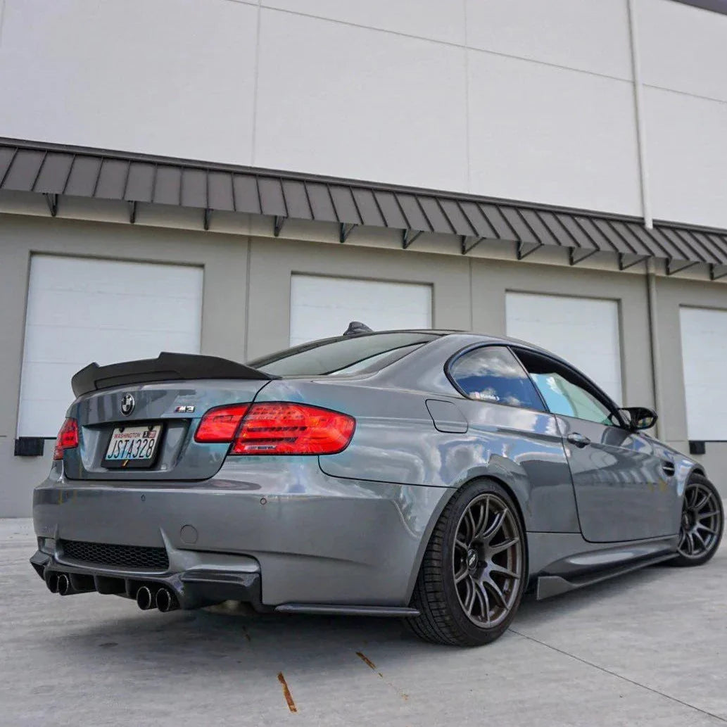 WSTN BMW M3/335i 'High Kick' Carbon Fibre Rear Boot/Trunk Spoiler (E92)