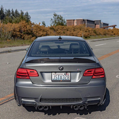 WSTN BMW M3/335i 'High Kick' Carbon Fibre Rear Boot/Trunk Spoiler (E92)