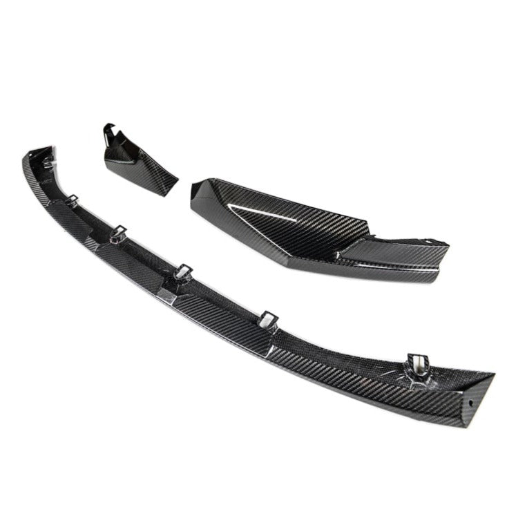 WSTN BMW 'MP' Style 3 Piece Front Splitter In Dry Carbon Fibre (G80/G82/G83)