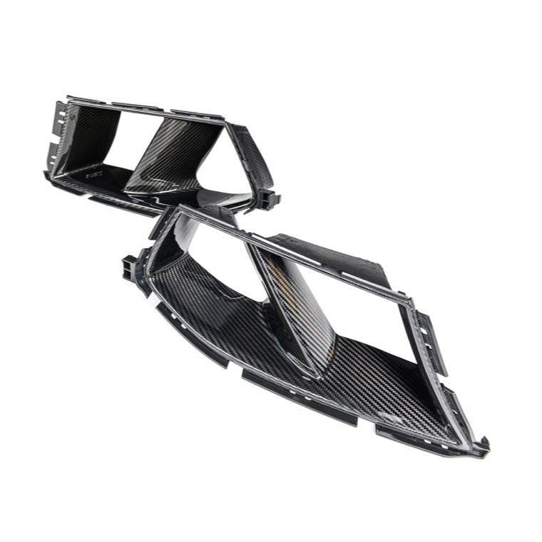 WSTN BMW 'MP' Style Front Air Duct Inlet Set In Dry Carbon Fibre (G80/G82/G83)