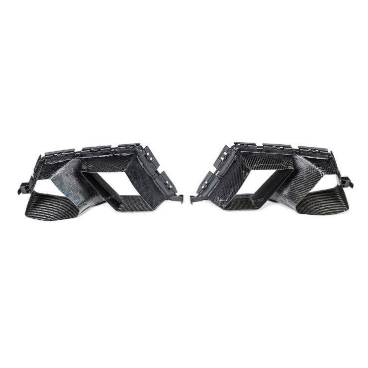 WSTN BMW 'MP' Style Front Air Duct Inlet Set In Dry Carbon Fibre (G80/G82/G83)