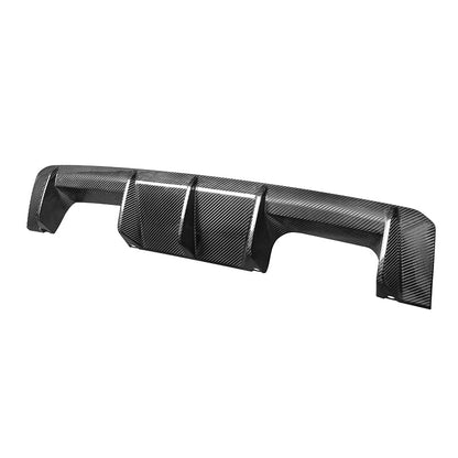 WSTN BMW M3/M4 'V' Style 3 Piece Rear Diffuser In Dry Carbon Fibre (G80/G82)