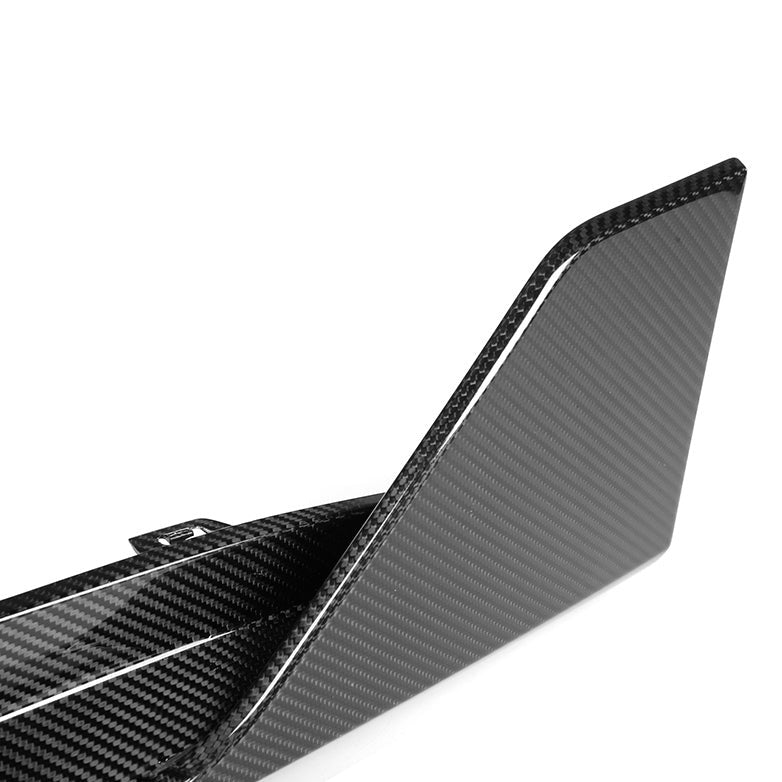 WSTN BMW M3/M4 'V' Style 3 Piece Rear Diffuser In Dry Carbon Fibre (G80/G82)