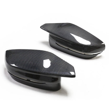 WSTN BMW 'MP' Style Winged Carbon Fibre Mirror Caps (G80/G82/G83)