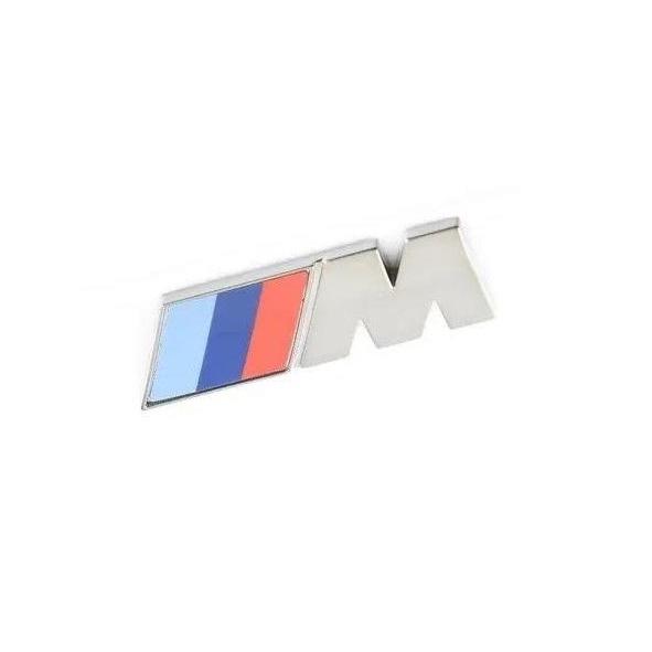 BMW Genuine Cerium Grey Chrome Fender M Badge/Emblem - 51148090642 ...