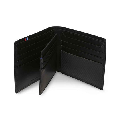 Genuine BMW M Performance Collection Black Leather Wallet - 80212454762