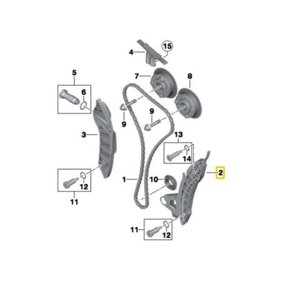 BMW/MINI Genuine Chain Guide Rail For Series 1/3 - R55-R61 - 11317577301