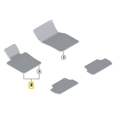 MINI Genuine Drivers Side Floor Mat For F56 / F56 BEV / Cabrio F57 - 51477409783