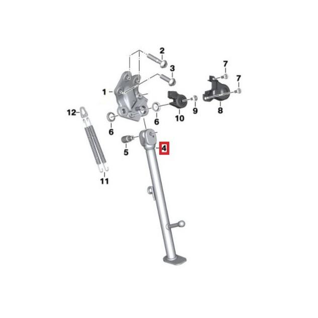 BMW Genuine Side Stand For K81 / K82 F 850 GS - 46539480225