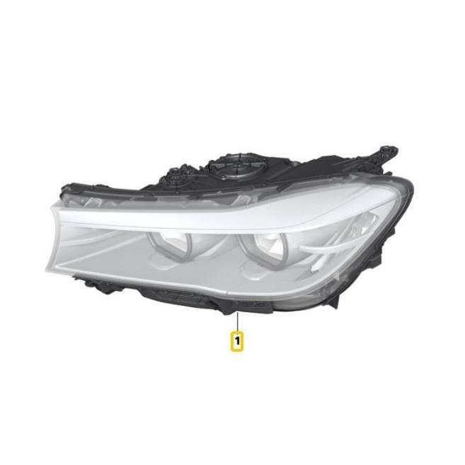 BMW Genuine Right Side Headlight For 7 Series G11 & G12 - 63117408708