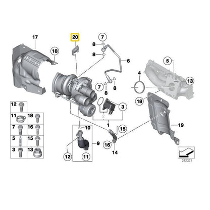 MINI Genuine Turbo Heat Resistant Plate / Blanket - 11657634747