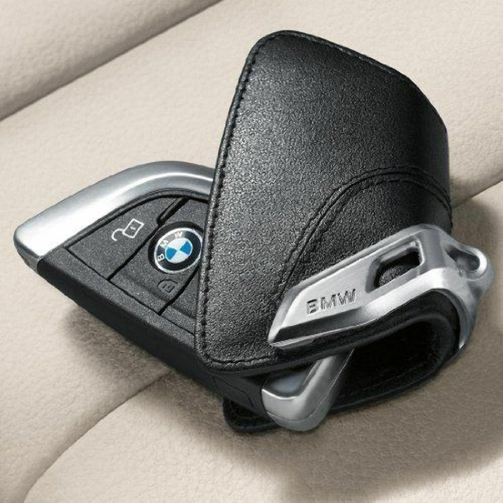 BMW Black Leather Key Case - 82292344033 with real OEM BMW parts from GetBMWParts, the trusted BMW dealer parts supplier and BMW performance shop for Euro tuners and European car parts