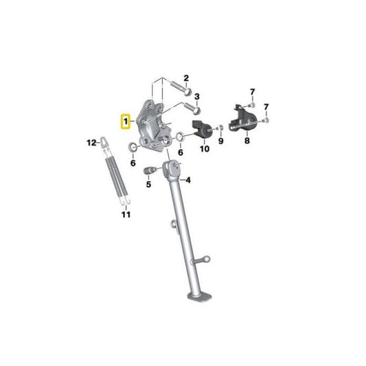 BMW Motorrad Genuine Supporting Bracket For Side Stand - 46538357957