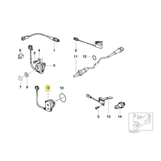 BMW Motorrad Genuine Gear Position Indicator Switch - 23142333154