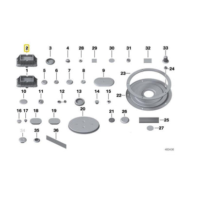 BMW Genuine Lifting / Jack Support Platform For X Series Models - 51717189259