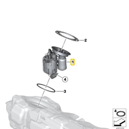 BMW Genuine Fuel Pump For F20 / F21 / F30 / F31 - 16117243974