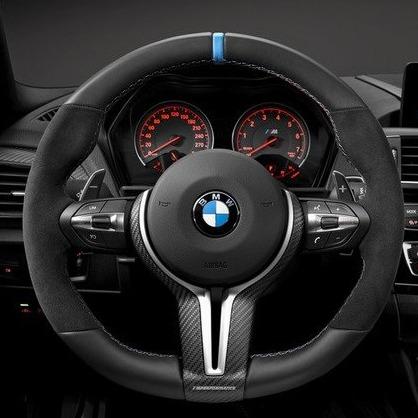 BMW Genuine M Performance Carbon Fibre Steering Wheel Cover - 32302413480