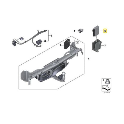 BMW Genuine Trailer Hitch Control Unit - 63116894065