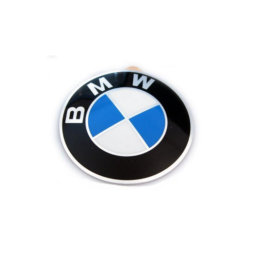 BMW Genuine Adhesive Logo Wheel Emblem Badge 64.5mm - 36131181080