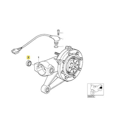 BMW Genuine Rear Axle Drive Needle Bearing 10 x 32 x 17 - 33172311091