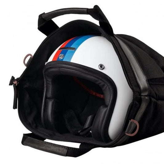 BMW Motorrad Genuine Black Leather Helmet Bag - 76757923031